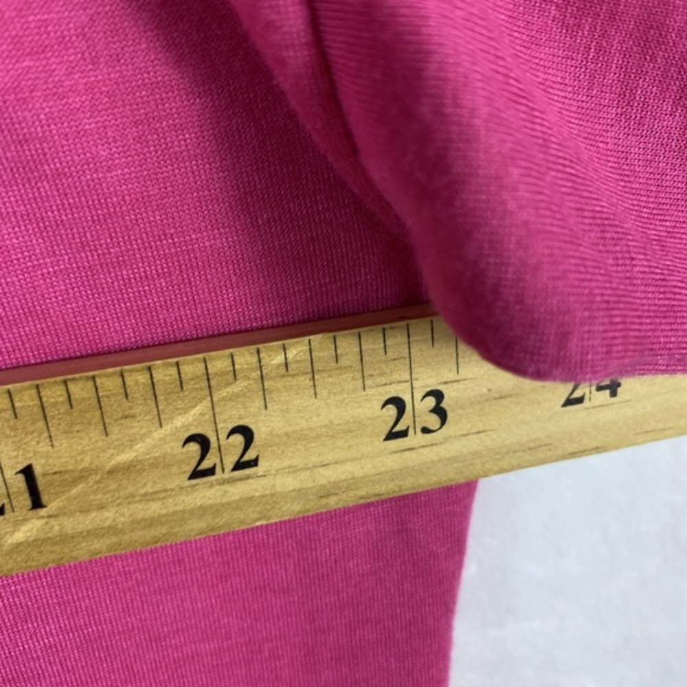 NWT Natori Swim Cover Up T-Shirt Dress Women Sz XL Magenta Swim Beach - Picture 6 of 9